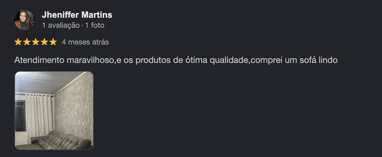 Avaliação de Jheniffer Martins
